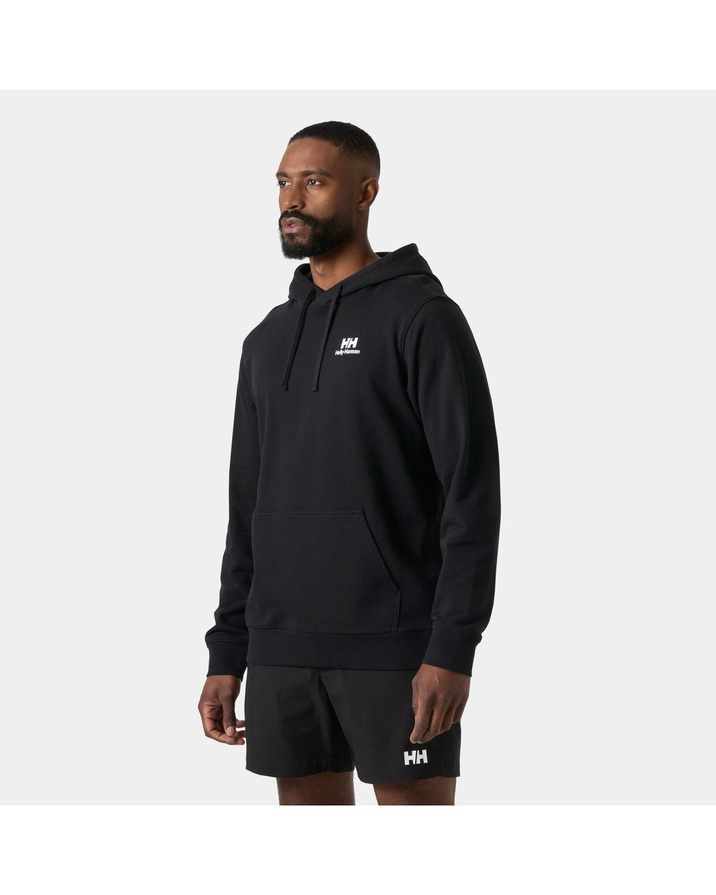 Helly Hansen Black Core Graphic Hoodie for men