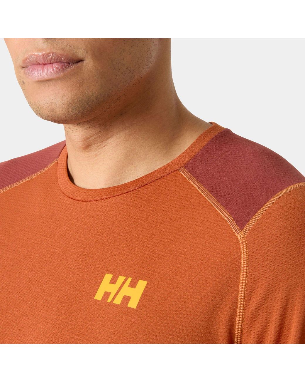 Helly Hansen Red Lifa Active Crew Base Layer for men