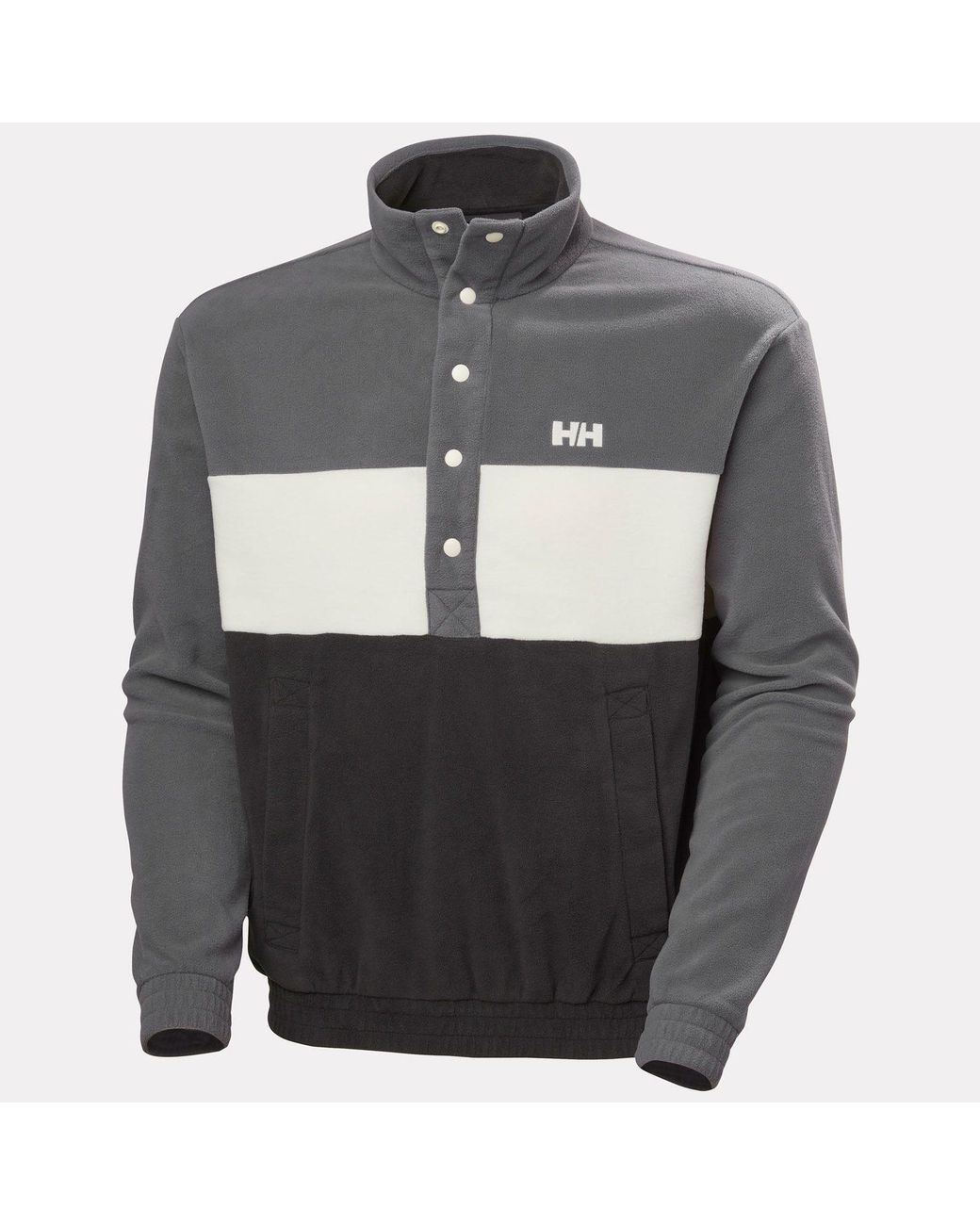 Helly Hansen Gray Daybreaker Hugg Snap Fleece for men