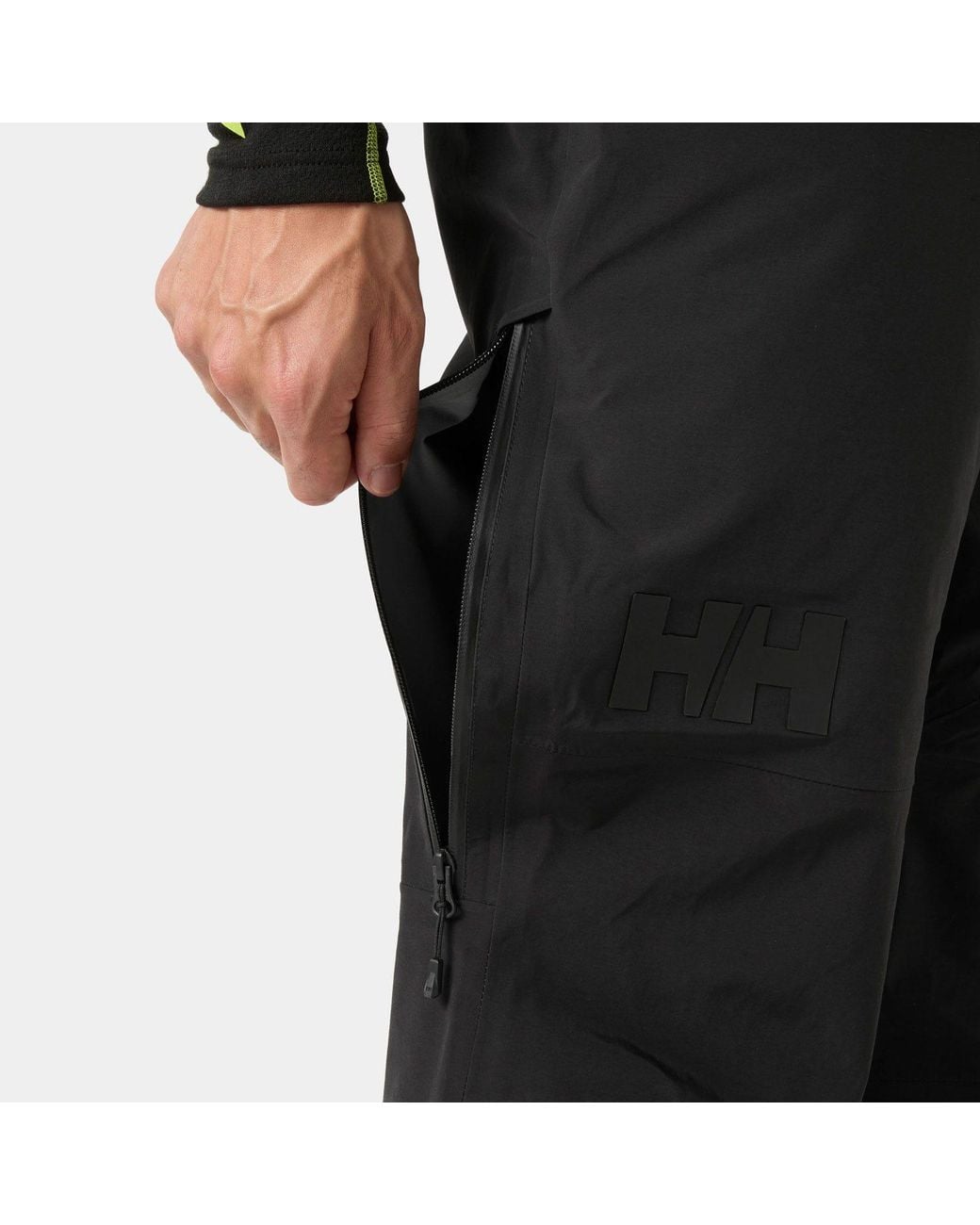 Helly Hansen Black Sogn Shell Bib Pants 2.0 for men