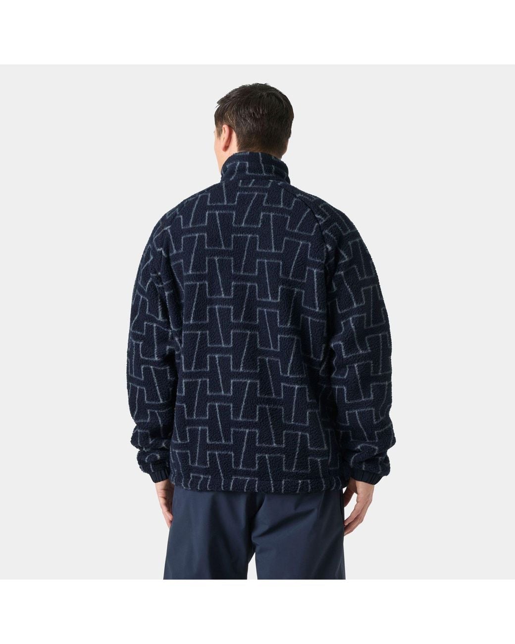 Helly Hansen Blue Panorama Printed Pile Snap for men