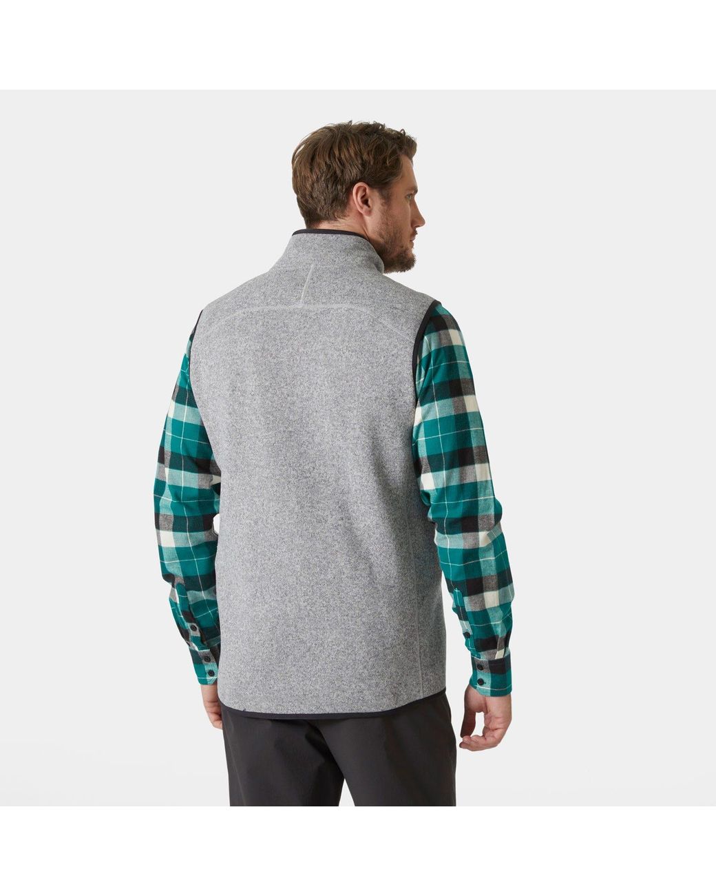 Varde 2.0 Fleece Vest Hombre Helly Hansen de hombre de color Gray