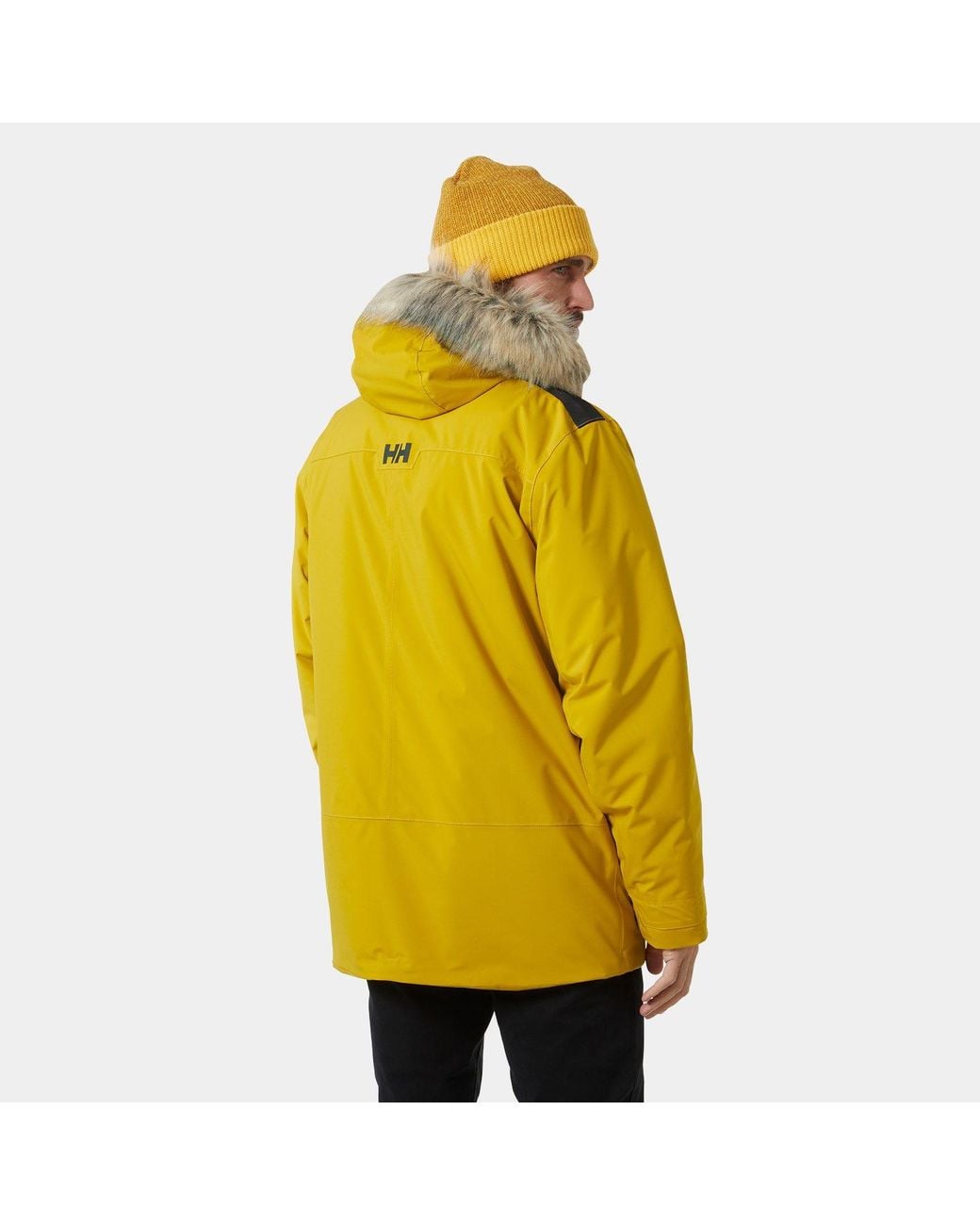 Helly Hansen Yellow Reine Parka Jacket for men
