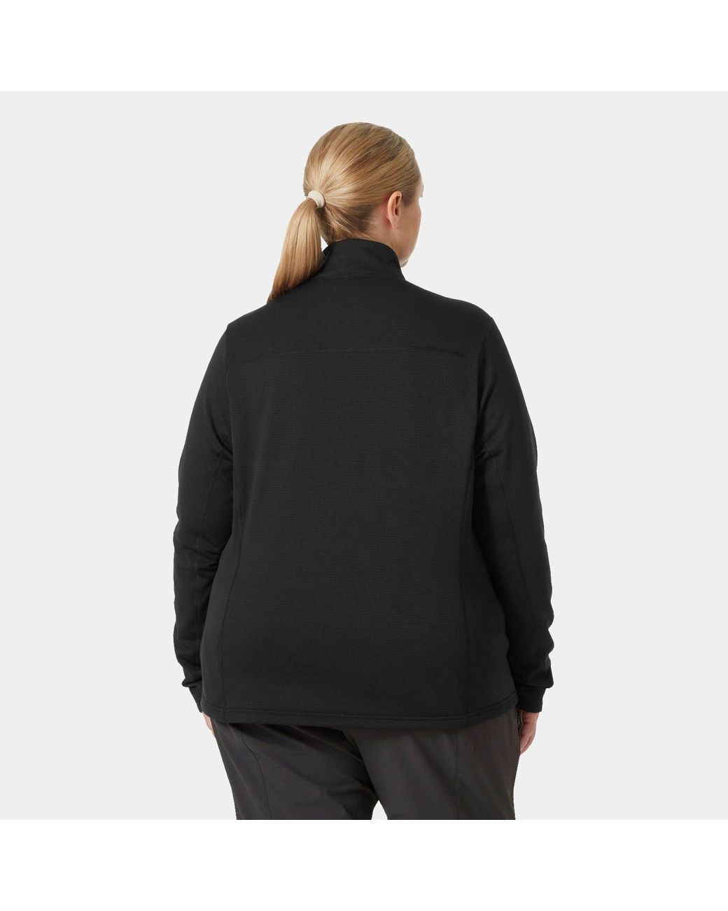 Helly Hansen Black Versalite Fleece Jacket Plus