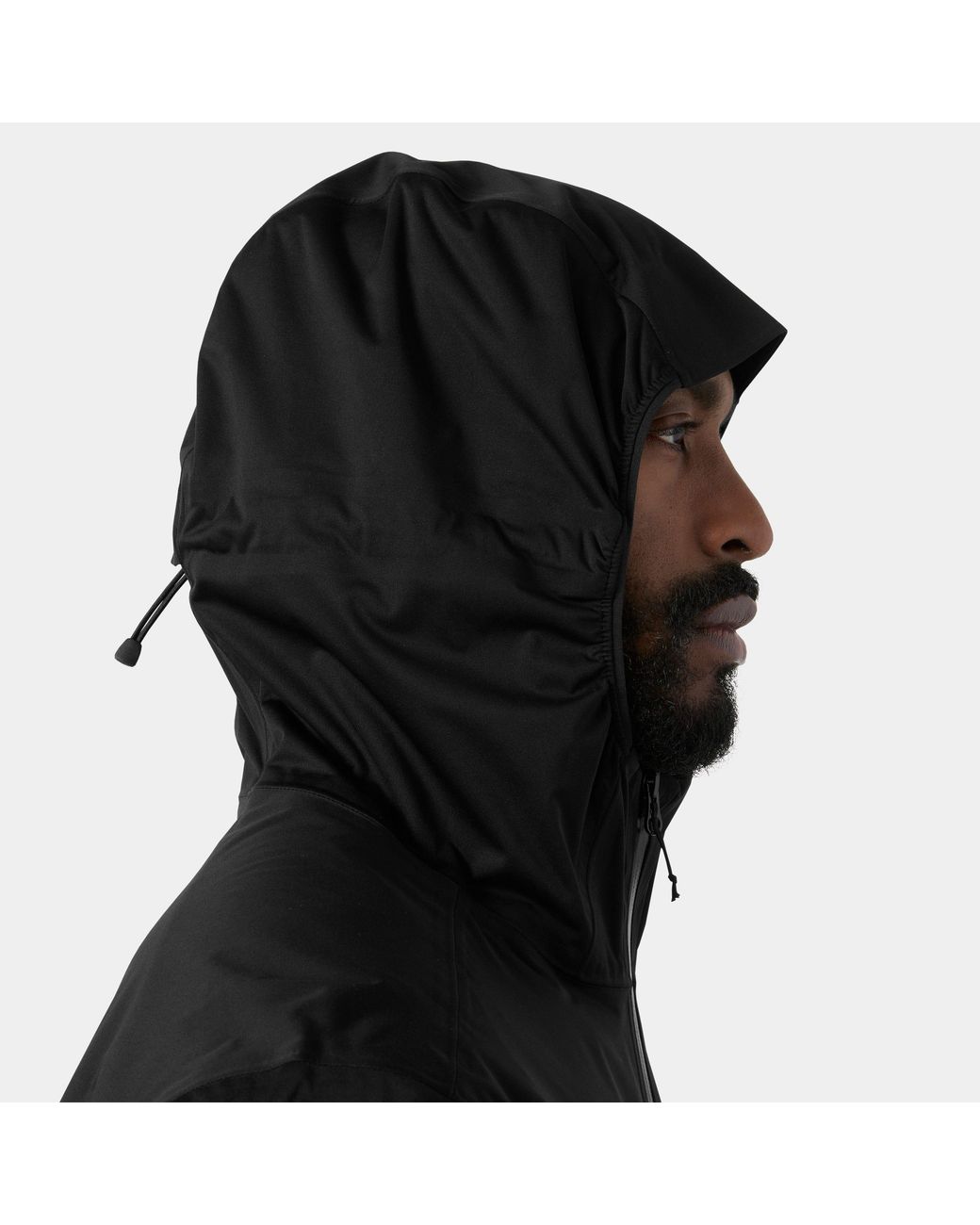 Helly Hansen Black Momentum 3-Layer Stretch Jacket for men