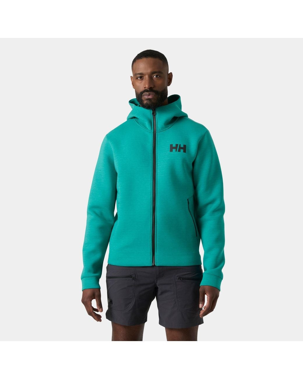 Helly Hansen Green Hp Ocean Full-Zip Sailing Jacket 2.0 for men