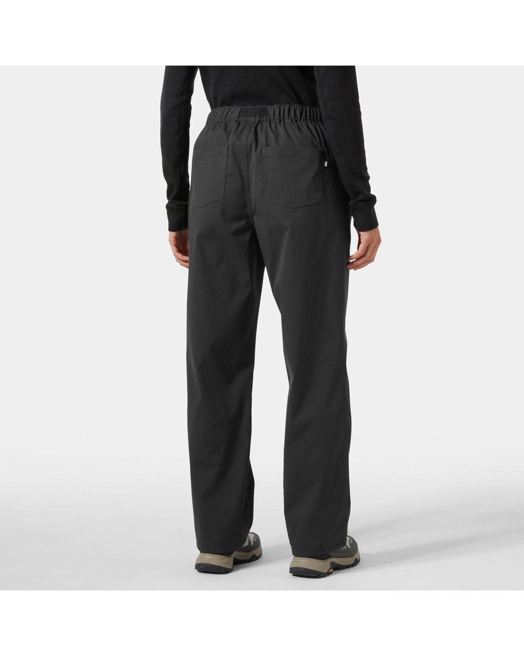 Helly Hansen Black Holmen Relaxed Trousers for men