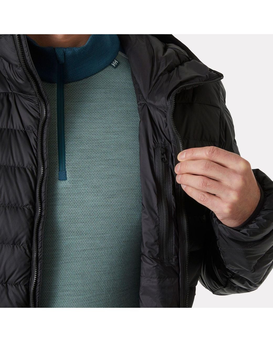Verglas Hooded Down Jacket 2.0 Hombre Helly Hansen de hombre de color Black