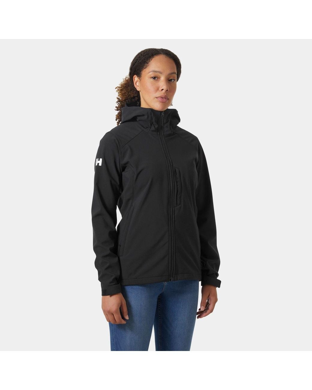 Helly Hansen Black Paramount Hooded Softshell Jacket