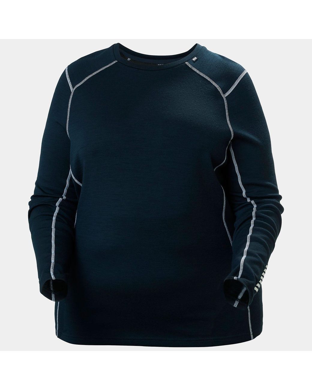 Helly Hansen Blue Lifa® Merino Midweight Crew Plus Shirt Navy