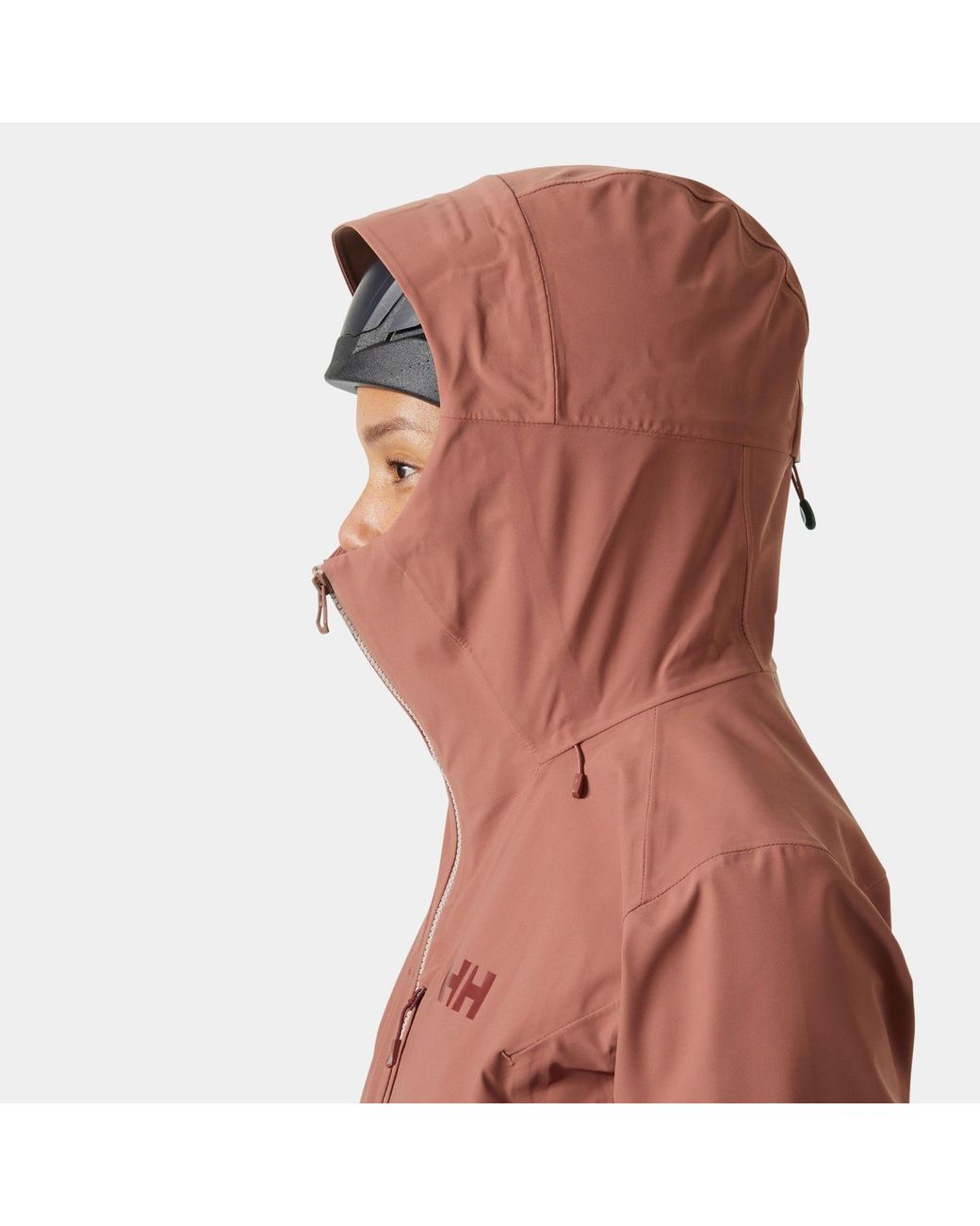 Helly Hansen Brown Verglas Backcountry Ski Shell Jacket