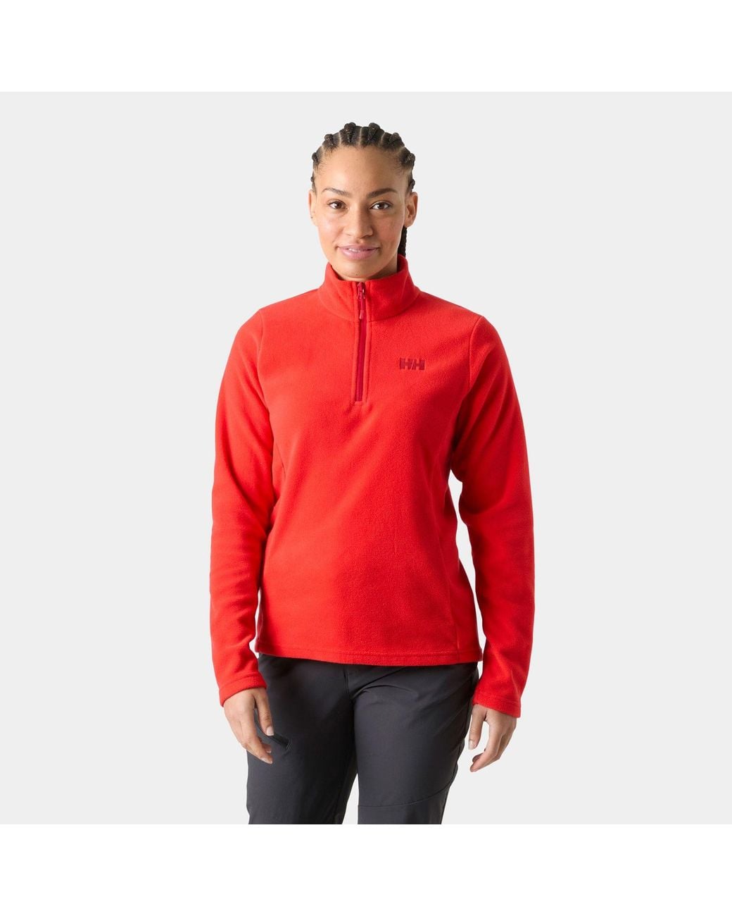 Helly Hansen Red Daybreaker Half-Zip Fleece