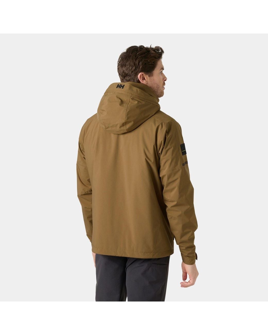 Helly Hansen Brown Hp Racing Lifaloft Hooded Jacket for men