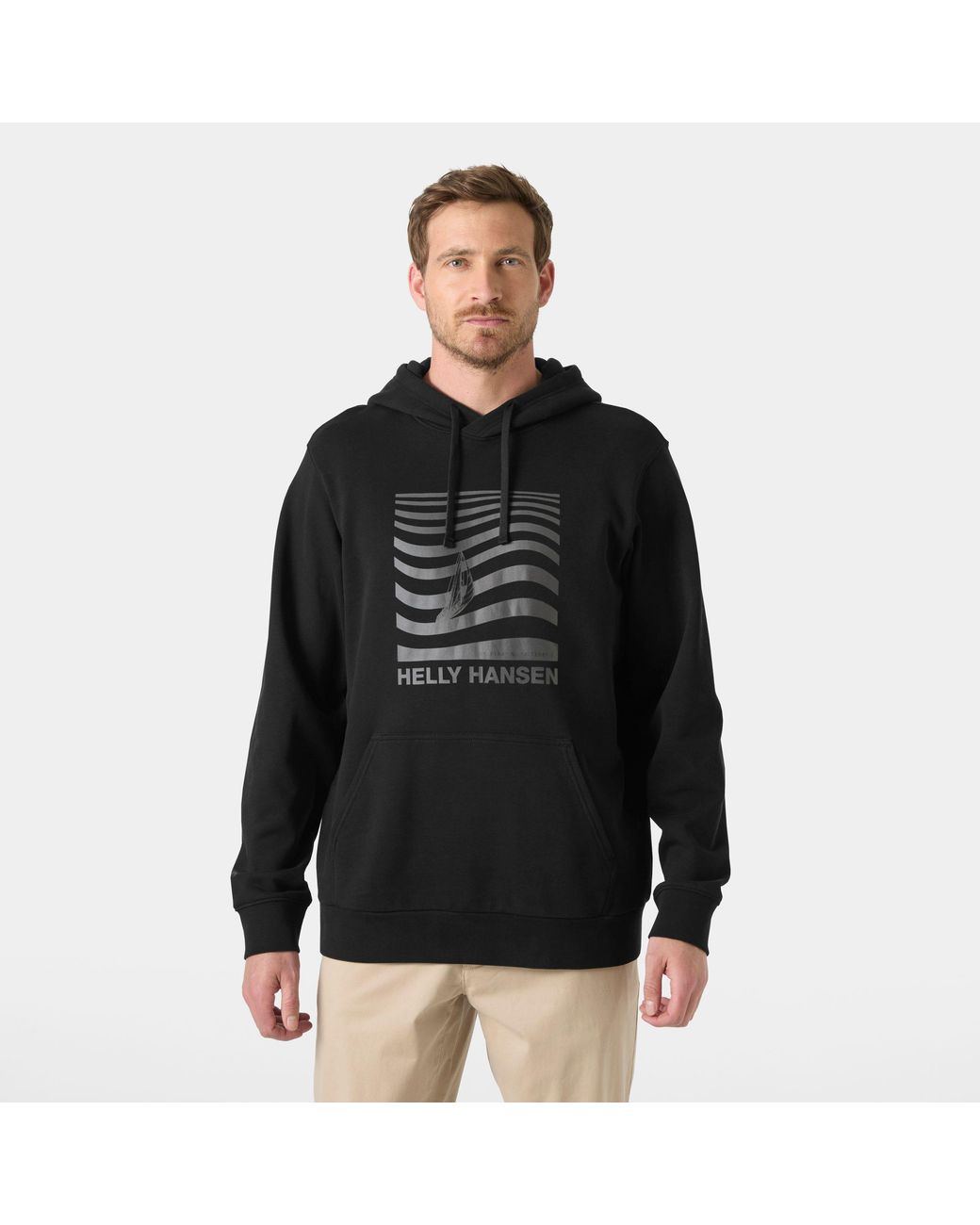 Helly Hansen Black Shoreline Hoodie for men