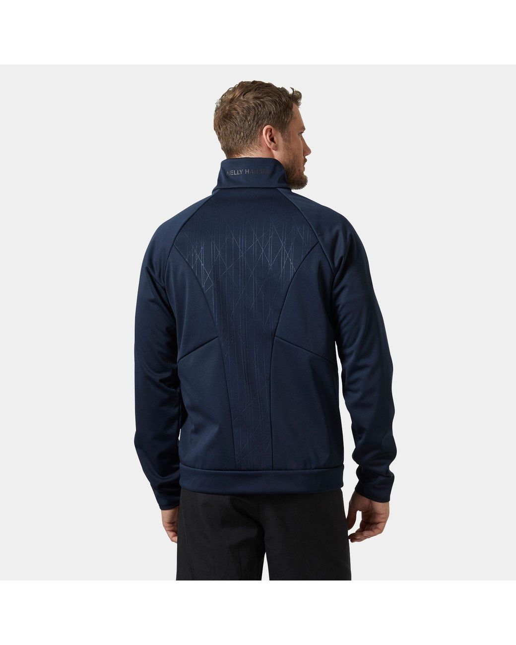 Helly Hansen Blue Hp Windproof Fleece Sailing Jacket 2.0 for men