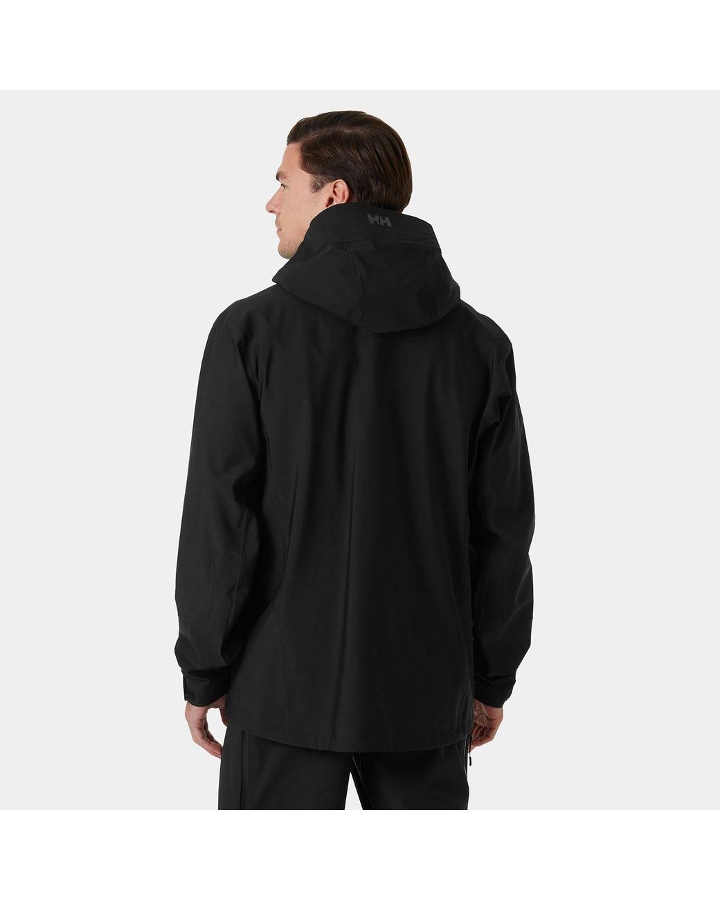 Helly Hansen Black Verglas Backcountry Ski Shell Jacket for men