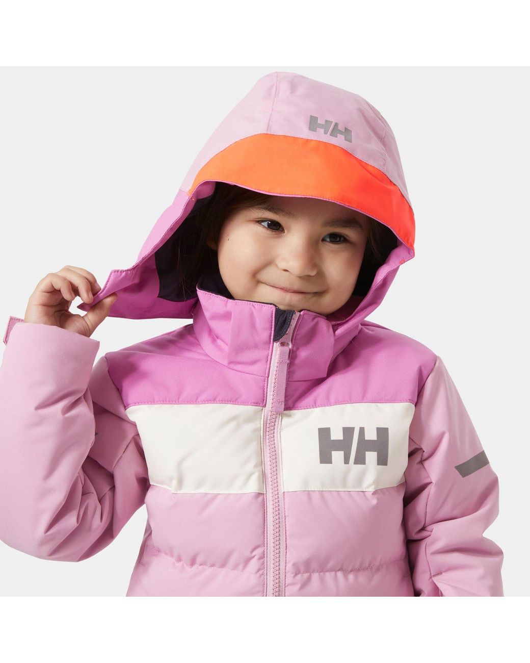 Kids' Vertical Insulated Giacca Da Sci Viola di Helly Hansen in Pink