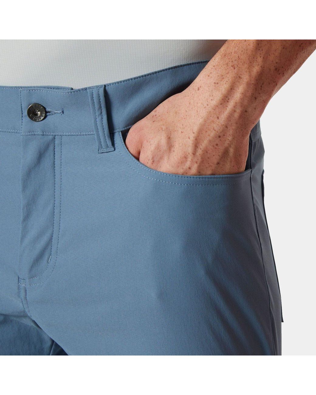 Helly Hansen Blue Holmen 5 Pocket Shorts Navy for men