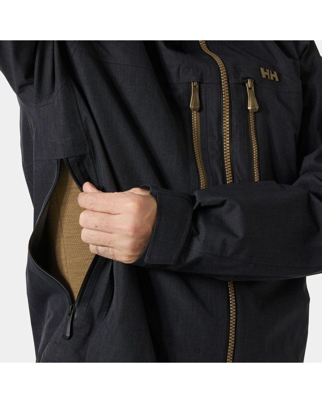 Helly Hansen Black Atlas Infinity H2Flow Shell for men