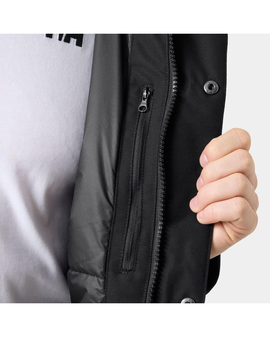 Helly Hansen Black Arctic Boreal Parka for men