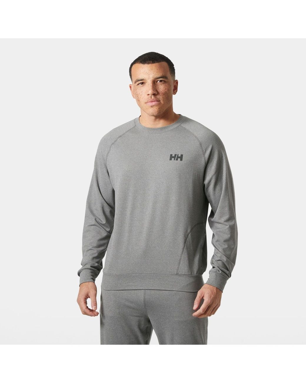 Helly Hansen Gray Tyri Knit Crew Neck for men