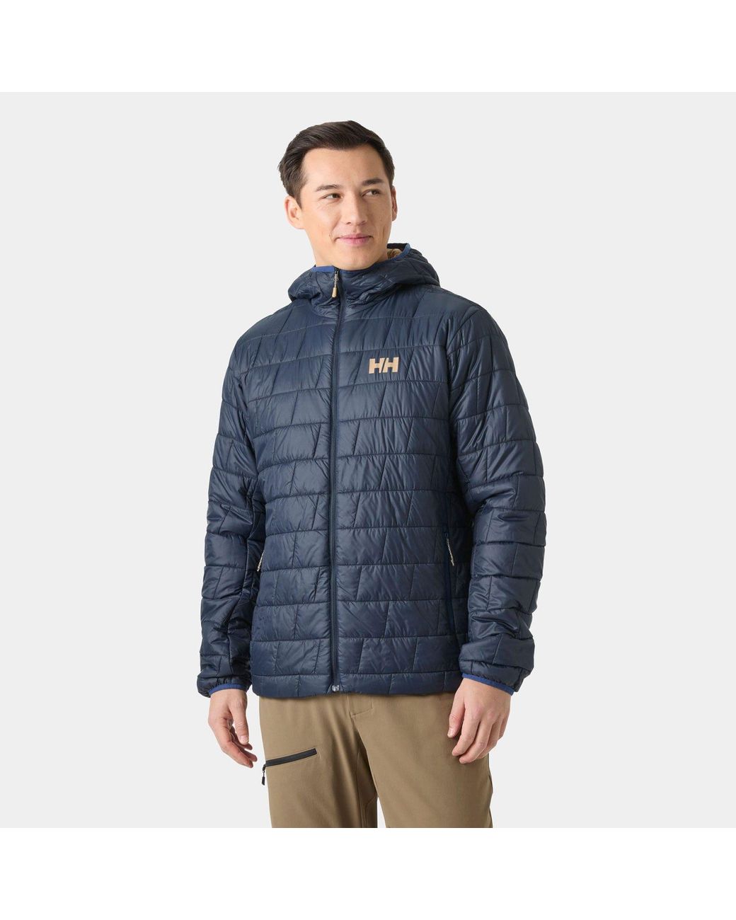 Helly Hansen Blue Lifaloft Hooded Insulator for men