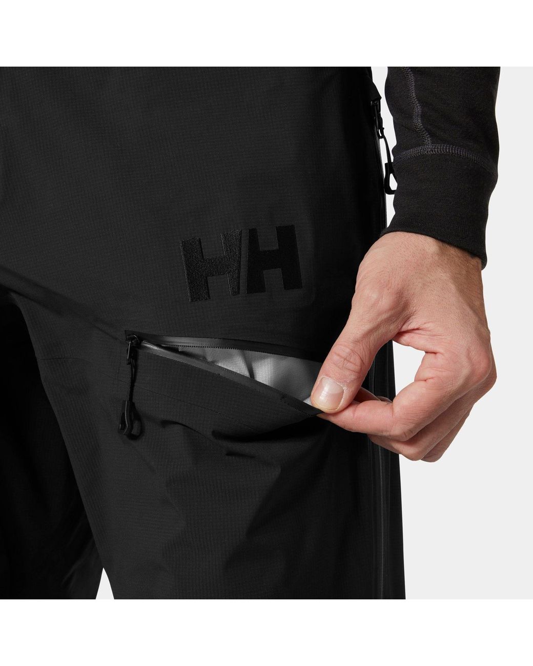 Helly Hansen Black Odin Backcountry Infinity Shell Trousers for men