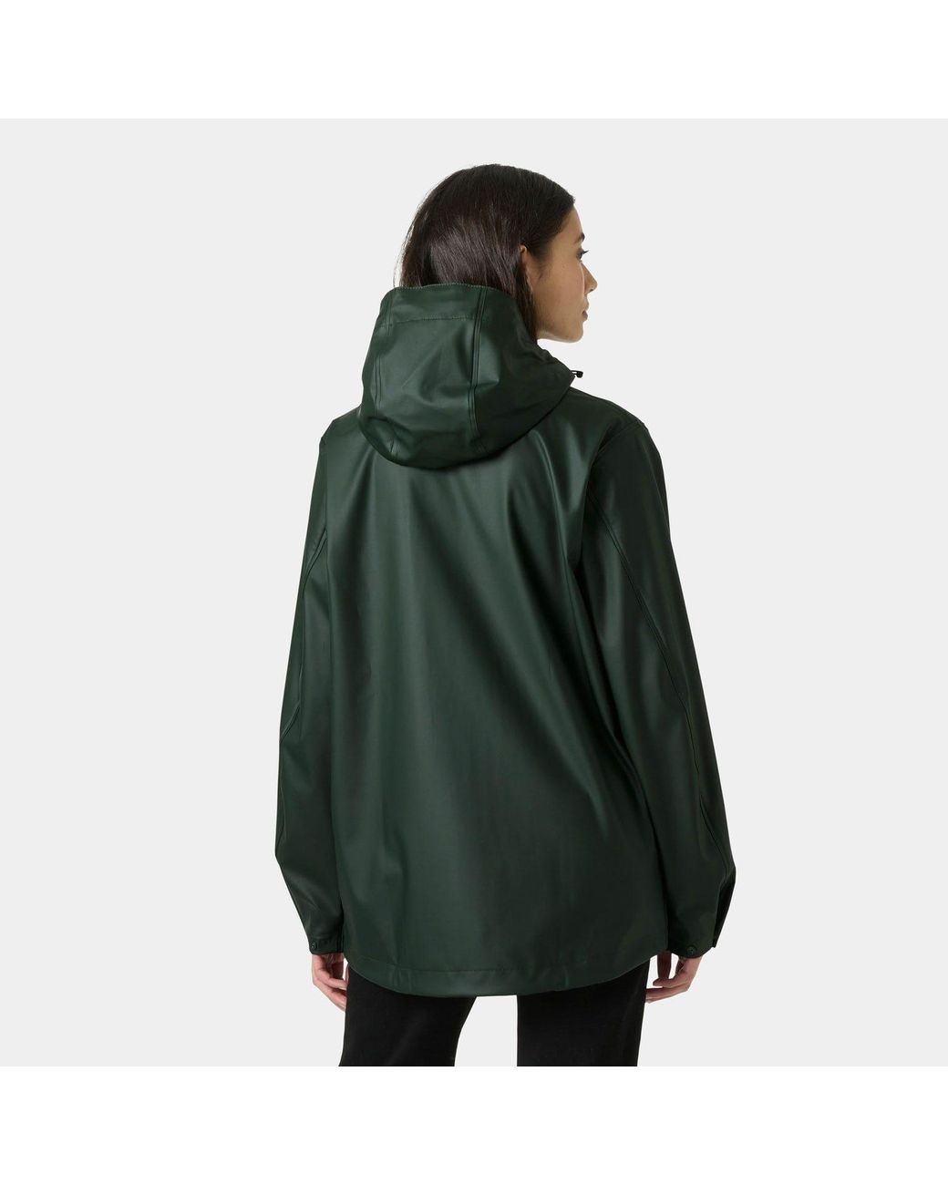 Helly Hansen Green Moss Iconic Waterproof Rain Jacket