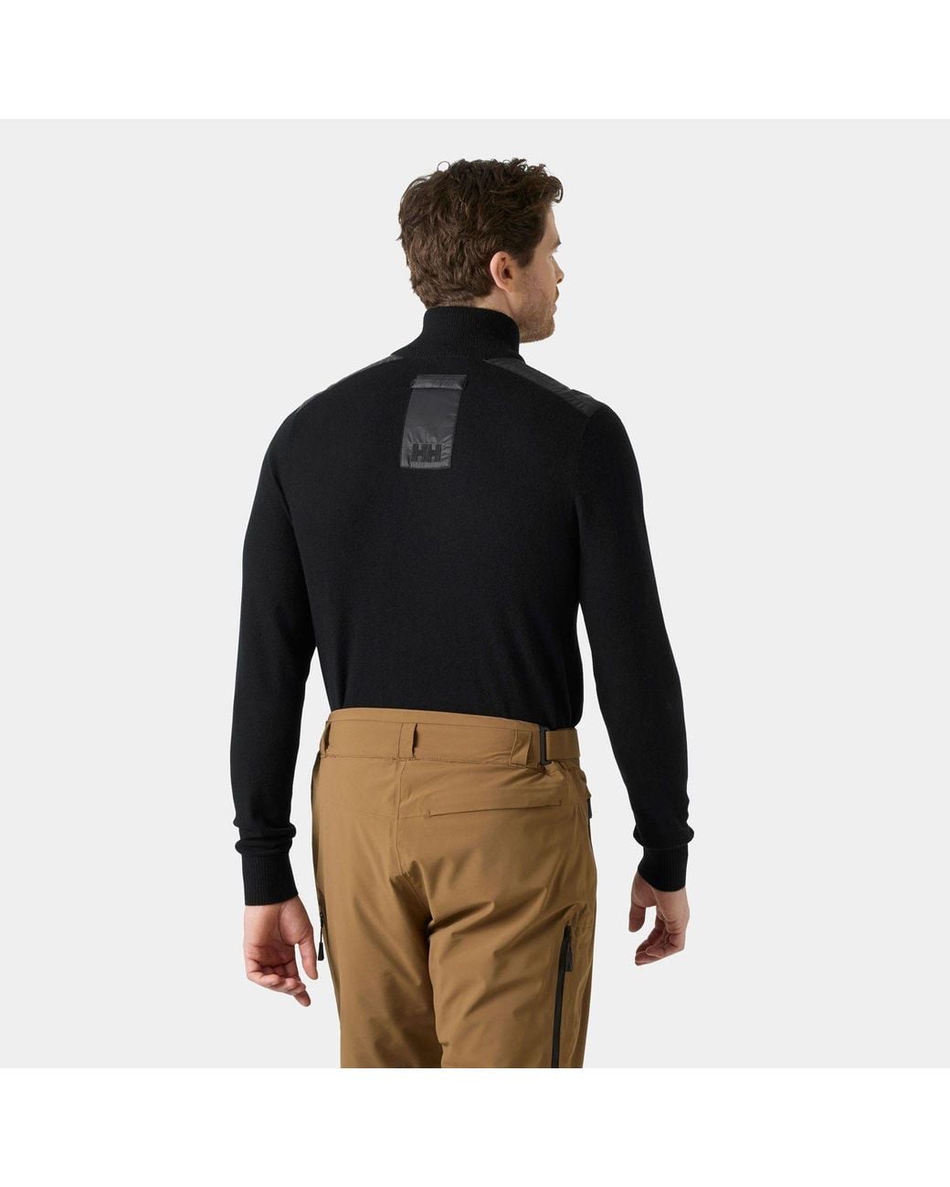 Helly Hansen Black Afton Knitted Half-Zip for men