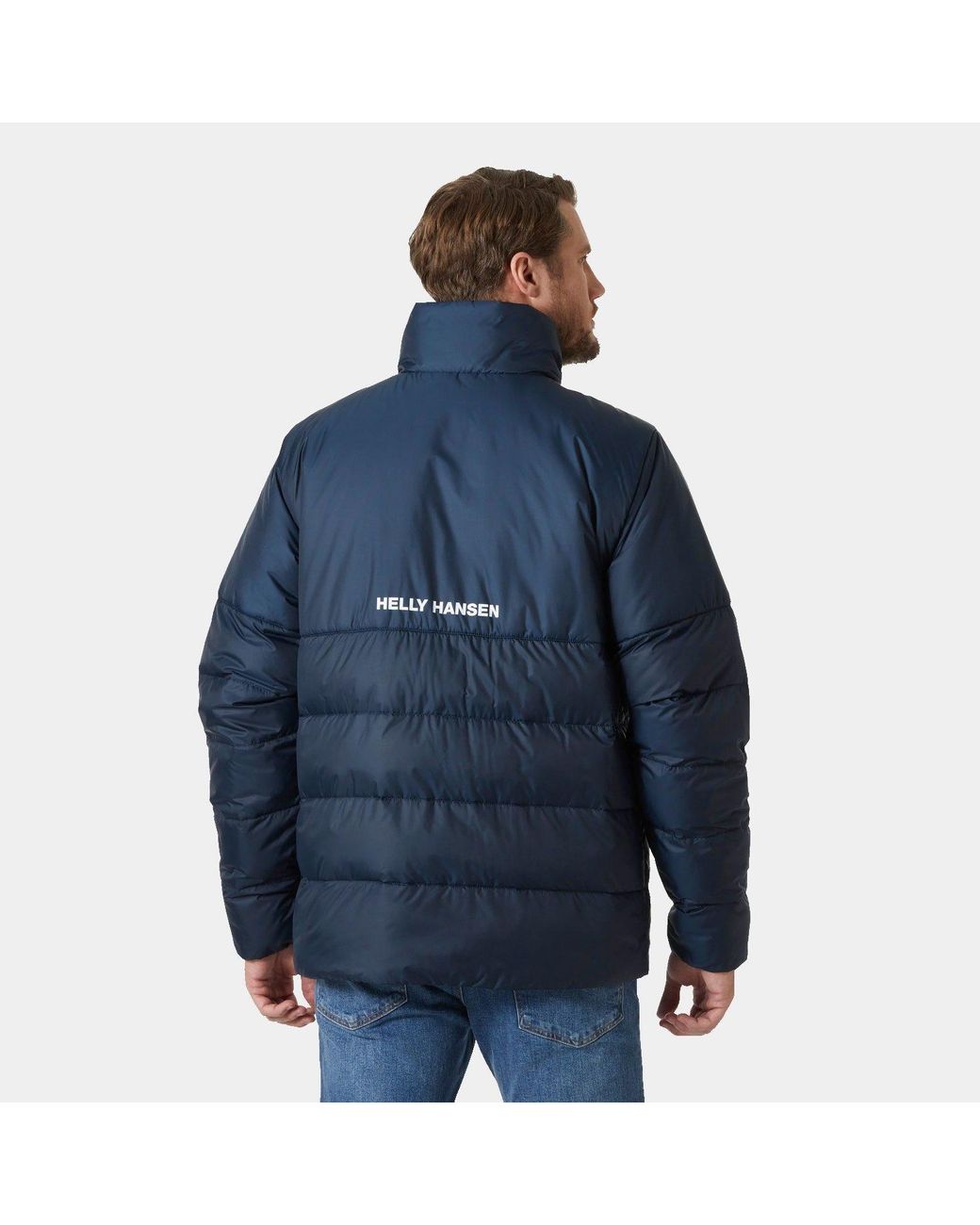 Helly Hansen Blue Oslo Light Puffy Jacket for men