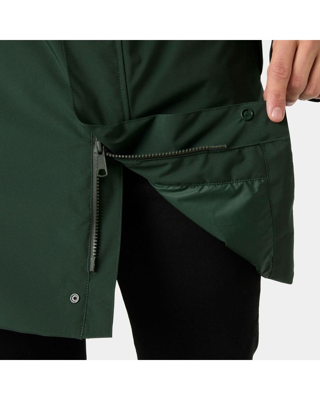 Helly Hansen Green Brussel Insulated Raincoat for men