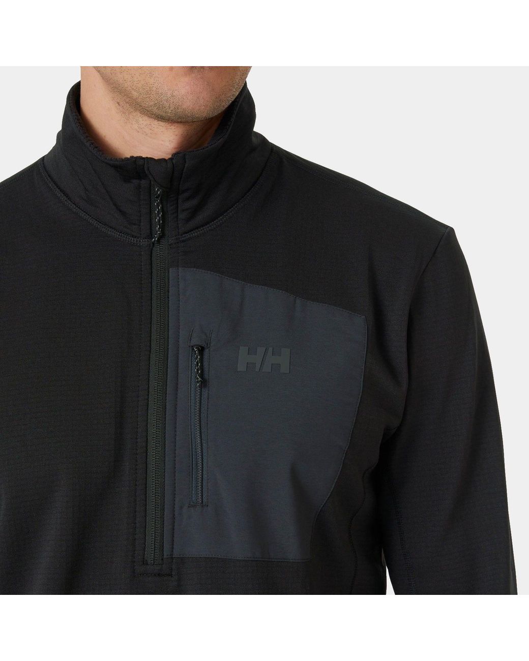 Helly Hansen Black Versalite Half Zip Fleece for men