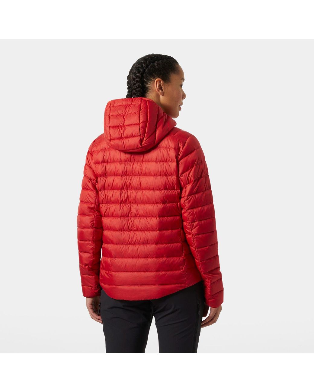 Verglas Hooded Down Jacket 2.0 Mujer Helly Hansen de color Red
