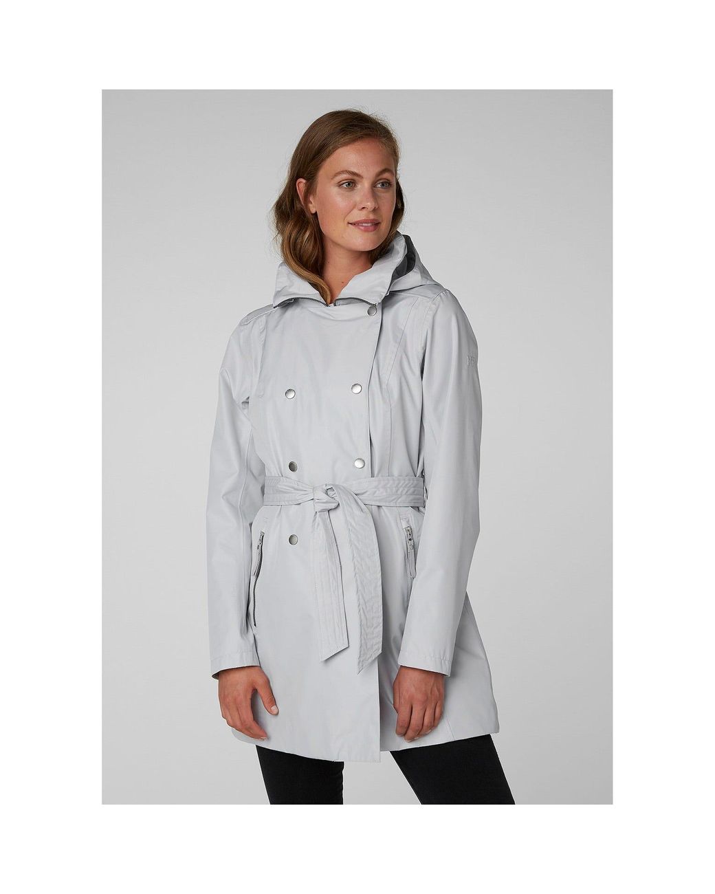 helly hansen trench raincoat