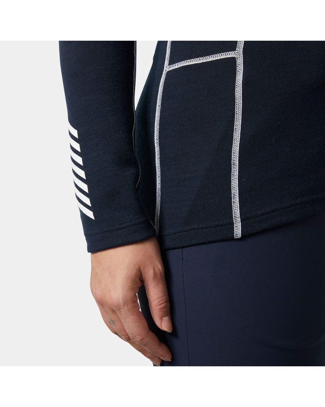 Helly Hansen Blue Lifa Merino Midweight Crew Clothing 1, Wool