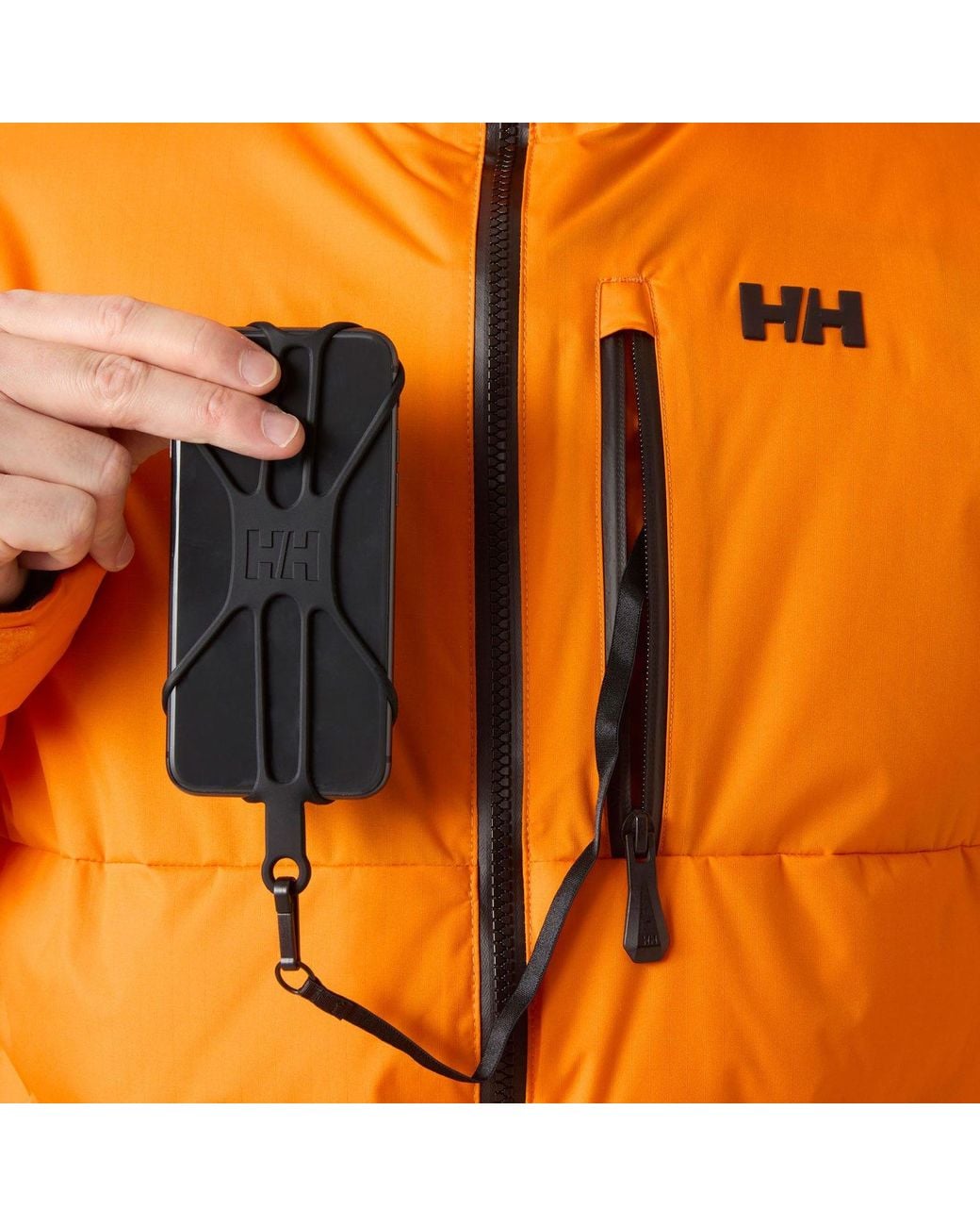 Helly Hansen Orange Kvitfjell Race Puffy Ski Jacket for men