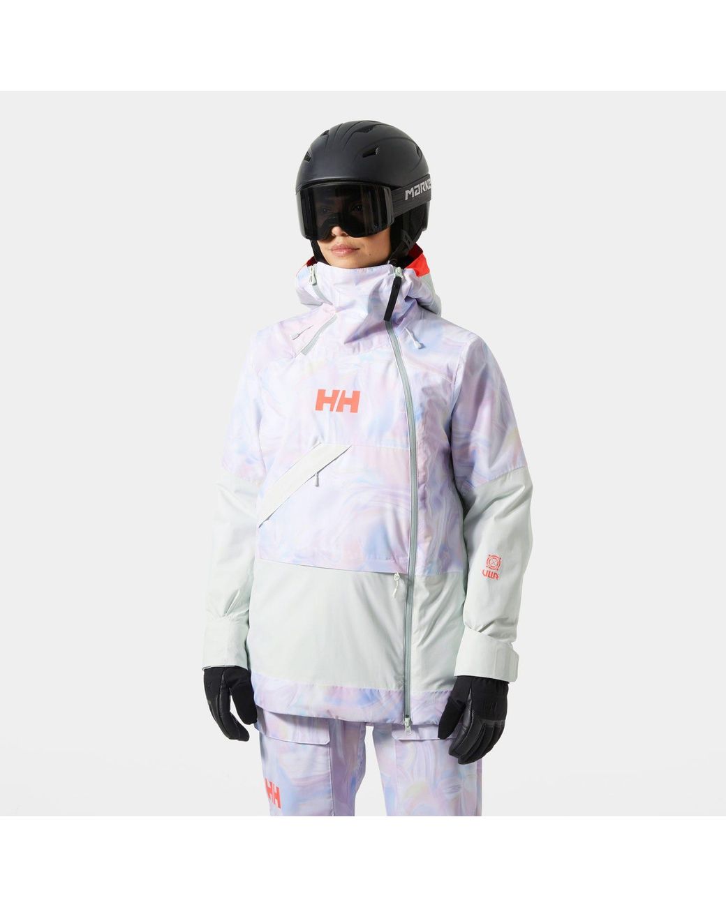 Helly Hansen Multicolor Powchaser Asymmetric Ski Jacket