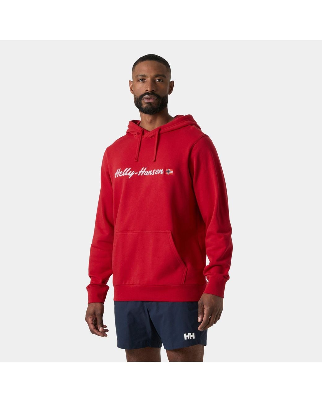 Helly Hansen Red Core Graphic Hoodie for men