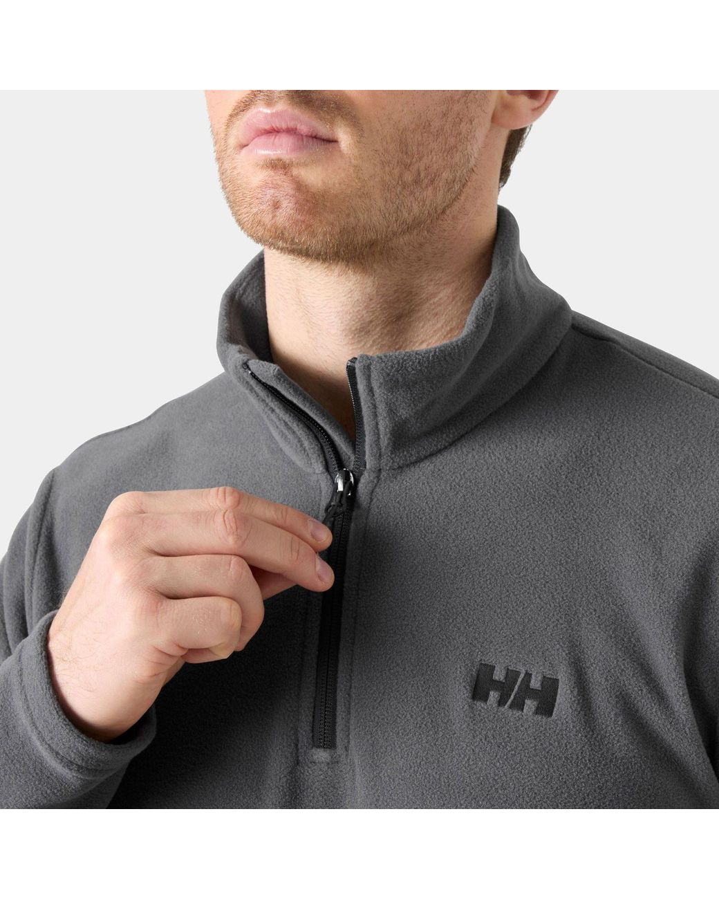 Helly Hansen Gray Daybreaker Half-Zip Fleece for men
