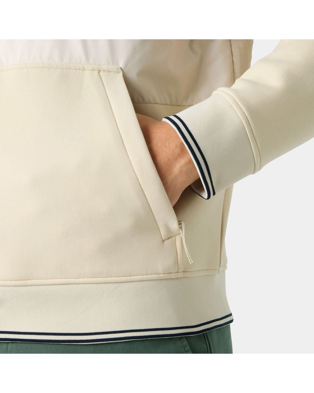 Helly Hansen Natural Koster Hybrid Full-Zip Hoodie for men