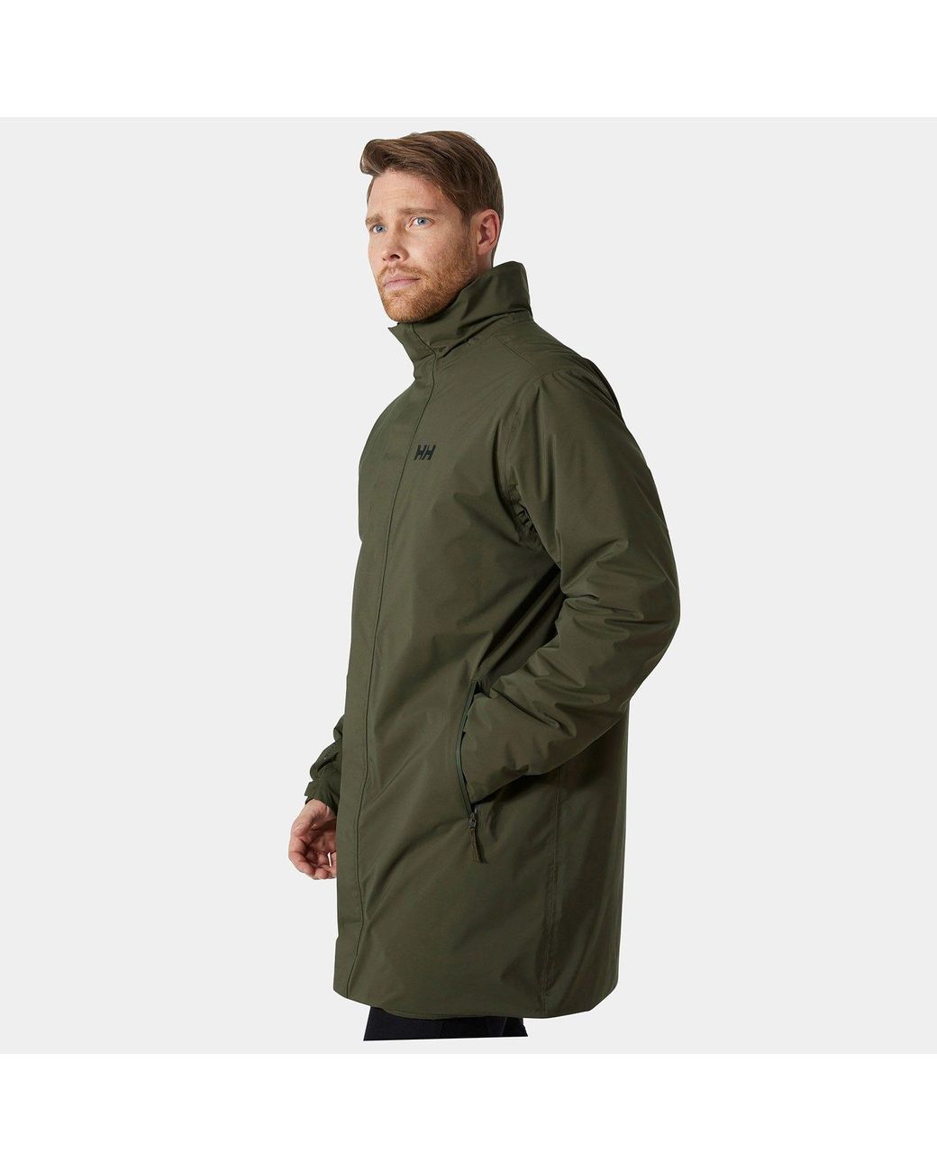 Helly Hansen Urban Pro Insulated Raincoat Green for Men | Lyst