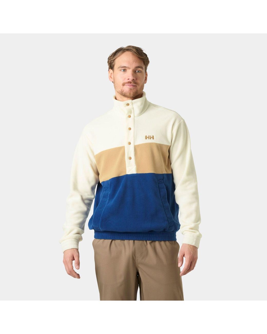 Helly Hansen Blue Daybreaker Hugg Snap Fleece for men