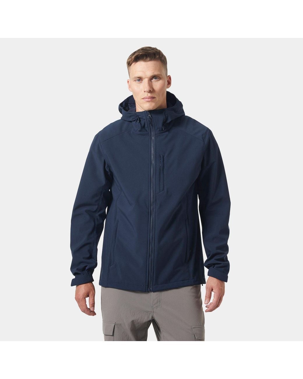 Paramount Hooded Softshell Jacket Hombre Helly Hansen de hombre de color Blue