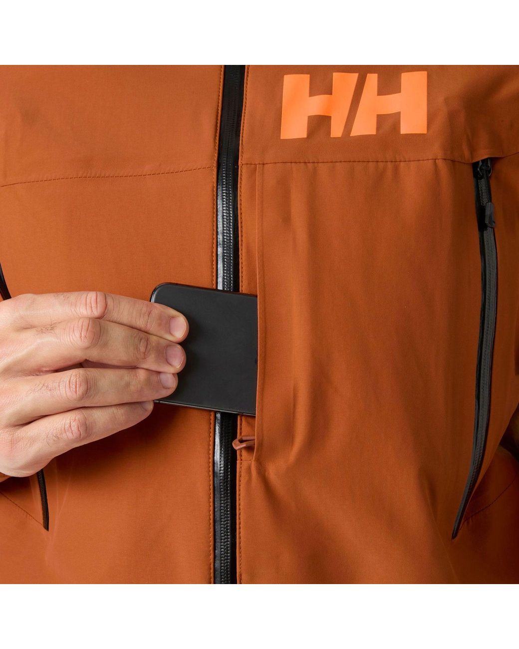 Helly Hansen Brown Sogn Shell 2.0 Shell Jacket for men