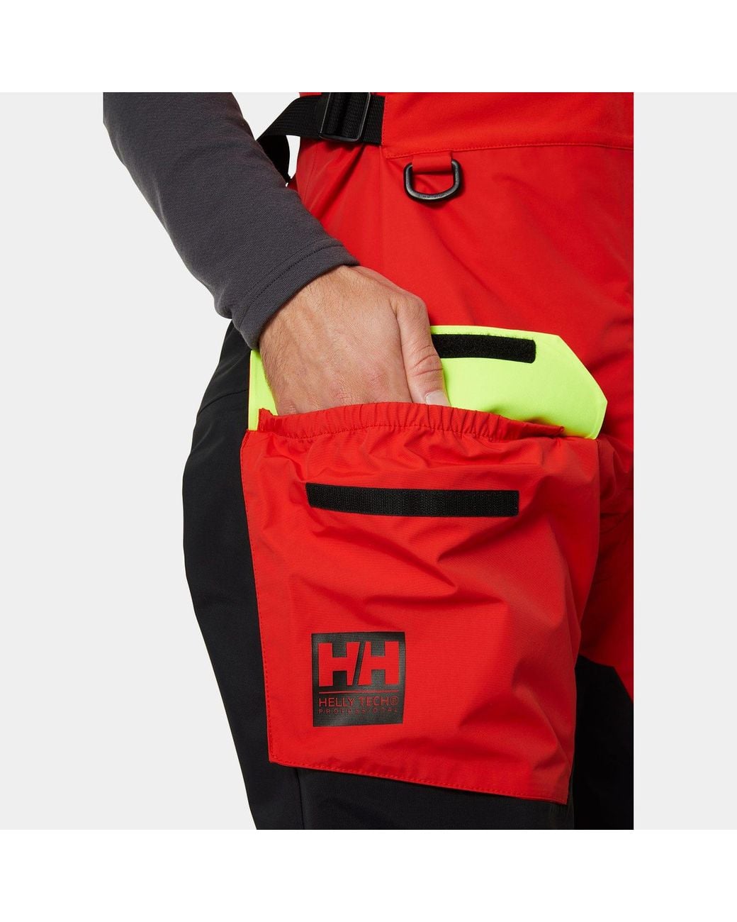 Helly Hansen Red Aegir Race Salopette 2.0 for men