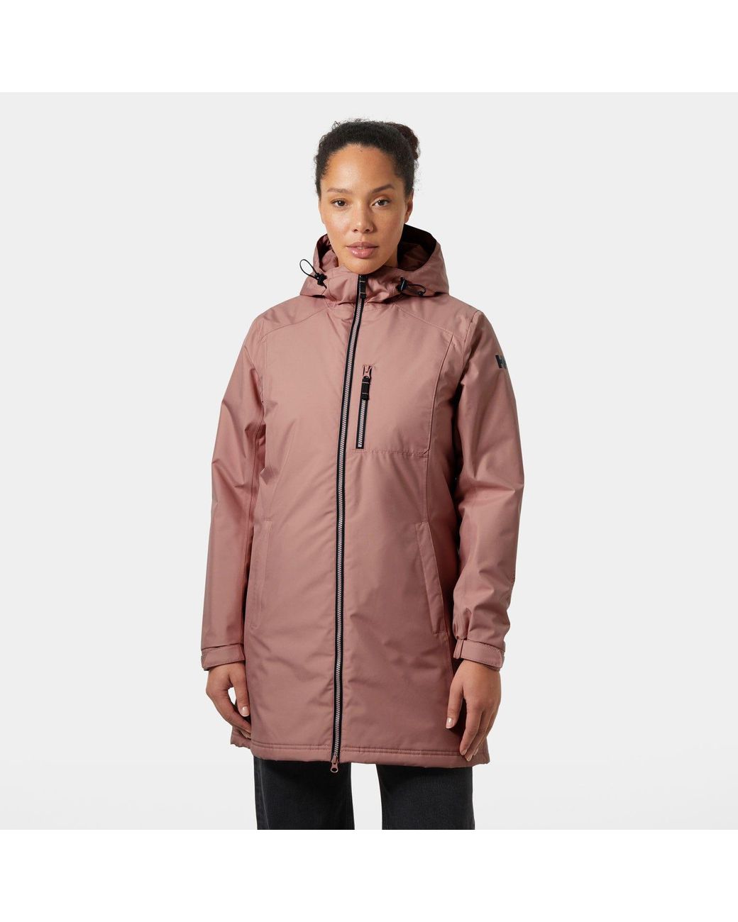 Helly Hansen Brown Long Belfast Insulated Winter Jacket