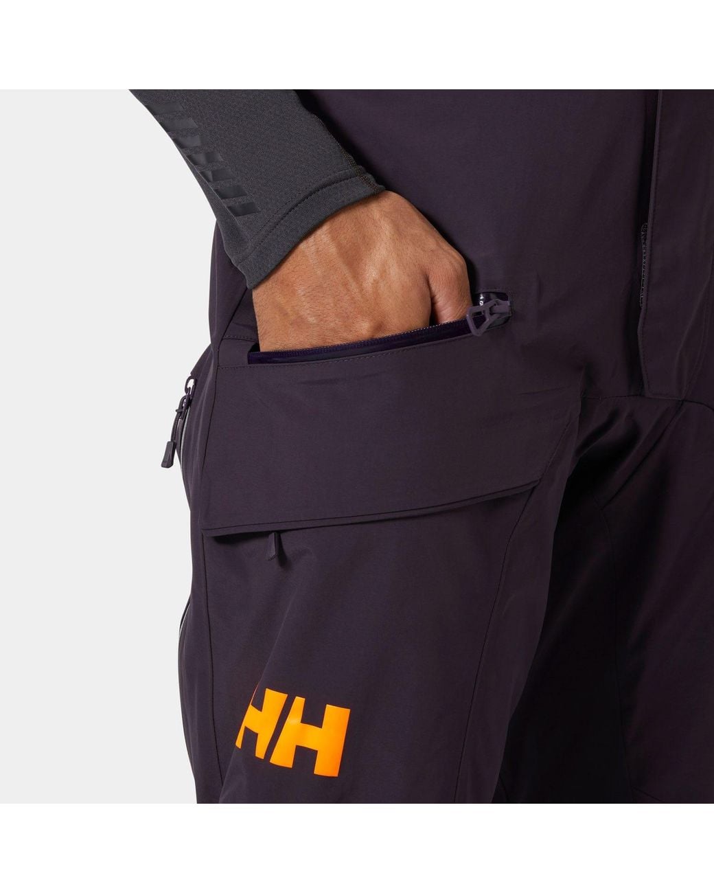 Helly Hansen Blue Sogn Bib Shell Ski Pants for men