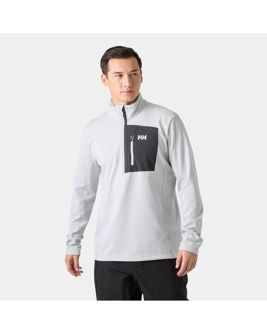 Helly Hansen Gray Versalite Half-Zip Fleece for men