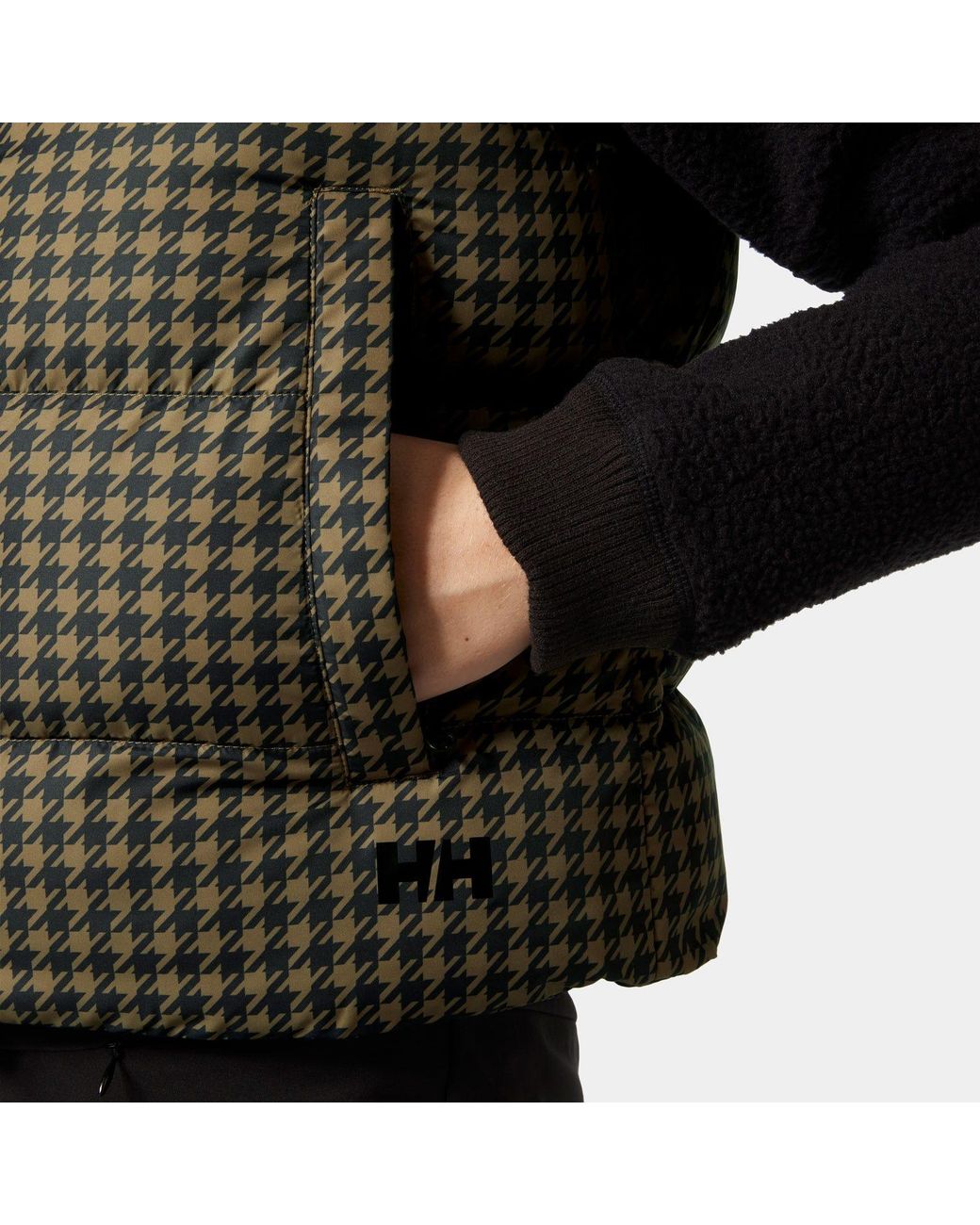 Jade Vest Marrone di Helly Hansen in Black