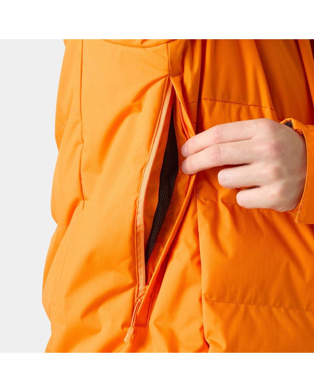 Helly Hansen Orange Kvitfjell Race Puffy Ski Jacket for men